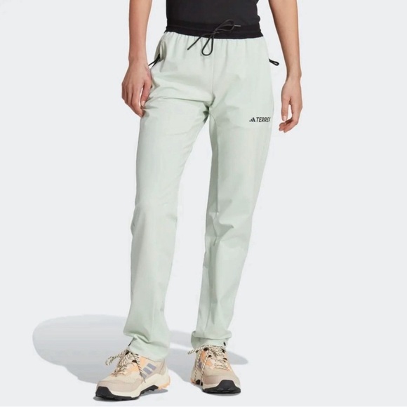 adidas Terrex LiteFlex Jogging Silver Violet Lightweight Pants Size Medium - Picture 12 of 12